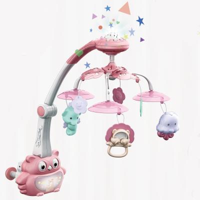 China Toy New Gift Educational Electric Bed Bell Musical Mobile Hanging Crib Sleep Toys Crib Bell For Baby for sale