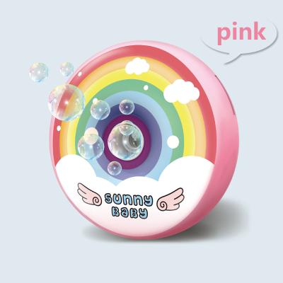 China Plastic Automatic Bubble Machine Toy Electric Donut Camera Bubble Toys For Children Bubble Blower Kids Summer Toys for sale