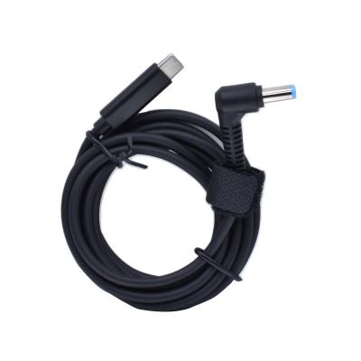 China COMPUTER PD Adapter Cable DC5.5*1.7MM To Type-C Charging Cable For Laptop 1.8m 65W Power Cord for sale