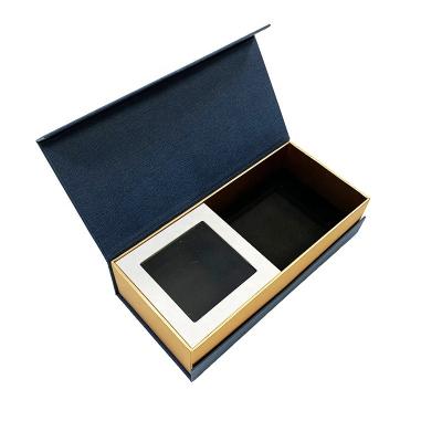 China Recyclable Custom Luxury Square Pattern Specialty Gift Set Empty Paper Box With Magnetic Closure for sale