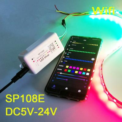 China Bluetooth Smart led light dmx 512 mini wifi RGBW LED Controller For Digital Addressable RGB LED pixels strip for sale