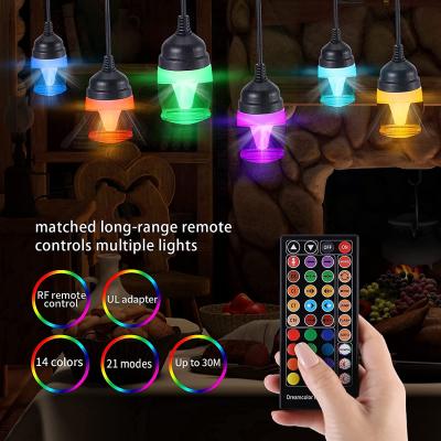 China String Light Pathway Led Patio String Lights Waterproof APP Control Wedding Party Hanging Fairy Christmas Wedding Party Decoration for sale