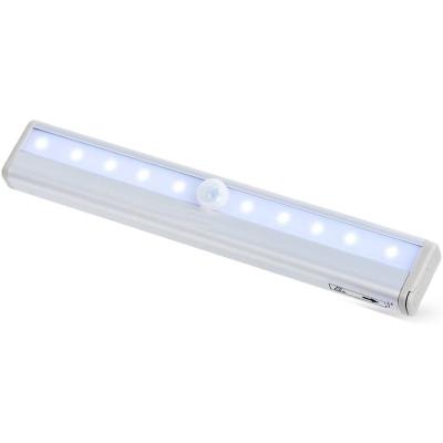 China Modern Aluminum Night Light Battery Operated 10LEDs PIR LED Motion Sensor Led Under Cabinet Light for sale