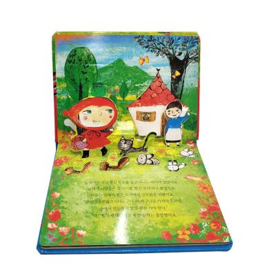 China paper & Professional Printing Cardboard Kids Board 3D Comic Coloring Pop Up Book for sale