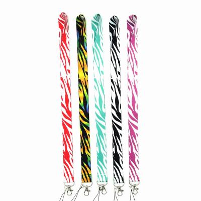 China Custom Fashion Phone Lanyard Phone Accessories Nylon Neck Strap Polyester Lanyards For Phone Key Chain Lanyard for sale