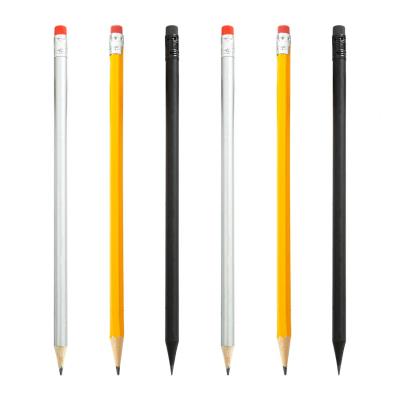 China office & Bulk sarpened pencils HB professional school pencil design, creative color wooden pencil with eraser top for sale