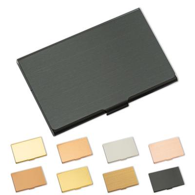 China Fashion wholesale styles promotional bulk metal various card case aluminum business card anodizing holder for sale