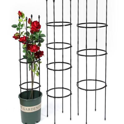 China Waterproof Clematis Rose Garden Trellis Garden Arch Trellis Plant Cage Supports for Potted Plants for sale