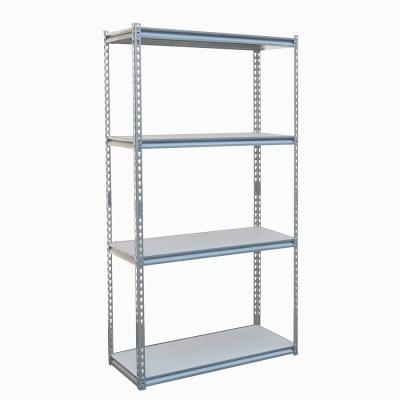 China Gray Good Quality In Stock cheap low power 4 layer carbon steel retail supermarket shelves display for sale