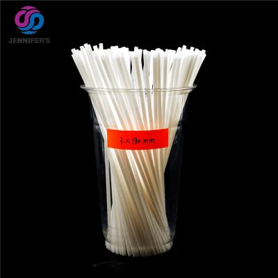 China Newest Modern Wholesale Material Biodegradable Plastic PLA Polylactide Drinkable Compostable Straight Straw for sale