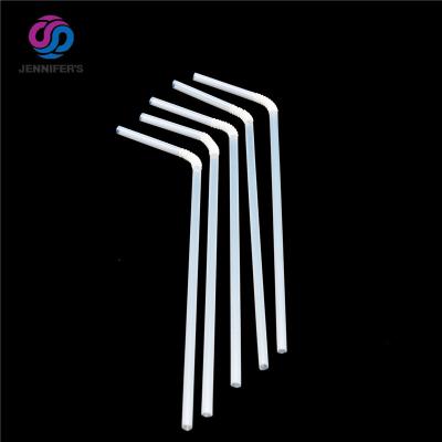 China Modern Factory Premium Grade U-Shape Individually Packing Disposable Folding 100% Biodegradable PLA Drinking Bendable Paper Straw for sale