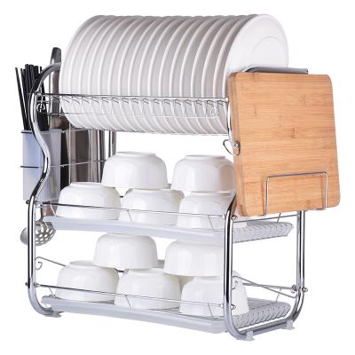 China China Well-Known JS Brand Metal Kitchen Storage Dish Dish Drainer Rack Rack Dish Rack Organizer Rack Holder for sale