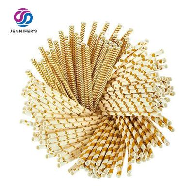 China Disposable Biodegradable Logo Tableware Custom Degradable Paper Drinking Straw White Black Red Color Paper Straw Supplier 2019 for sale