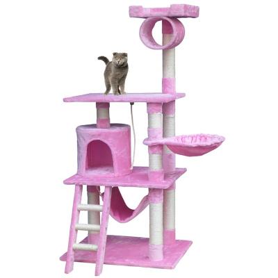 China Wholesale Sustainable Luxury Pet Toy Furniture Cat Condo Scratch Tree for sale