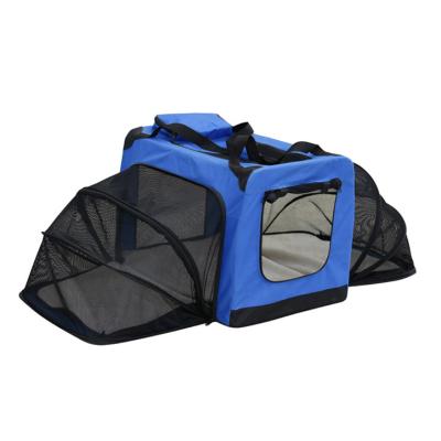 China Sustainable Portable Pet Carrier Soft Dog Carrier Cage Crate for sale