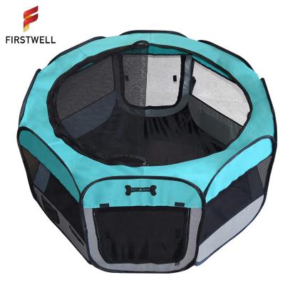 China Viable Soft Portable Soft Puppy Dog Playpen Folding Pen for sale