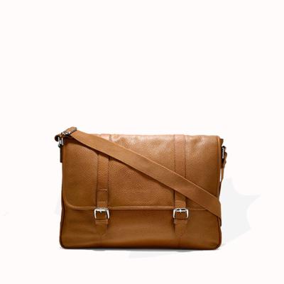 China High Quality OEM Daily Use Messenger Bag Men Leather Genuine Leather Laptop Bag for sale