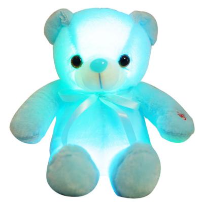 China Factory Direct Sale Plush Led Teddy Bear Plush Toy 30cm 50cm 75cm LED Light Teddy Bear for sale