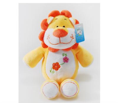 China Plush Customize OEM Design 10inch Cute Cartoon Lion Mascot Stuffed Toy for sale