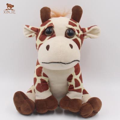 China Plush Customize Recordable Stuffed Lovely Heartbeat Deer Plush Toy for sale