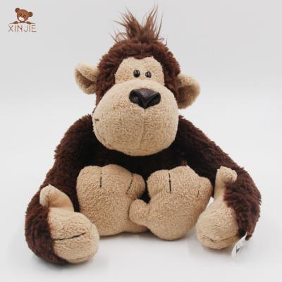 China Custom Brown Plush Hug Monkey Plush Toy With Big Hands And Feet for sale