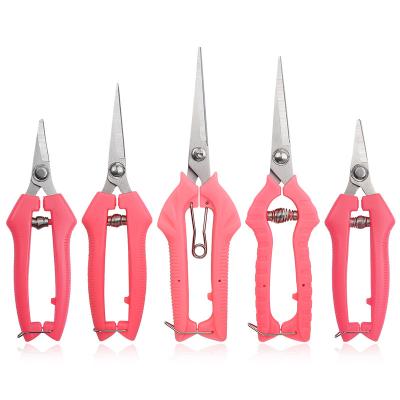 China Professional Cutting Workshop Stainless Steel Garden Tree Shears Manual Fruit Picking Gardening Raw Harvesting Shears for sale