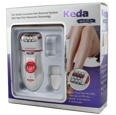 China Household KD-191 Red Rechargeable Epilator for sale