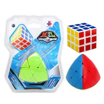 China DIY PLAY magic cube block puzzle in 2022 NEW school items puzzle toys kids games learning cube toys for sale