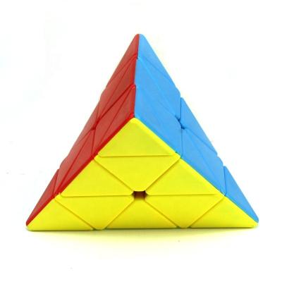 China Magic cube mini STEAM of life pyramid speed cube educational colorful triangle puzzle for sale