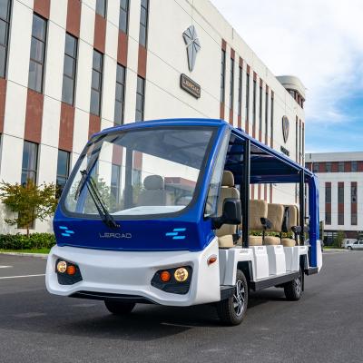 China NEW LEROAD Sightseeing Bus L14 Long Range High Performance Hot Selling Electric Shuttle 4994mm*1532mm*2106mm for sale