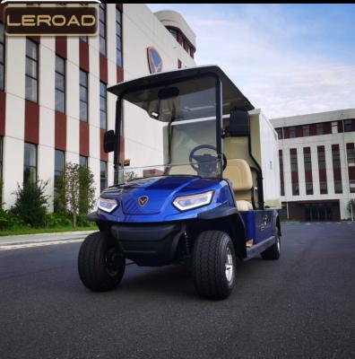 China NEW LEROAD Suttle 2 Model with Van Box Electric Blue Electric 18x8.5-8 Utility Vehicle for sale