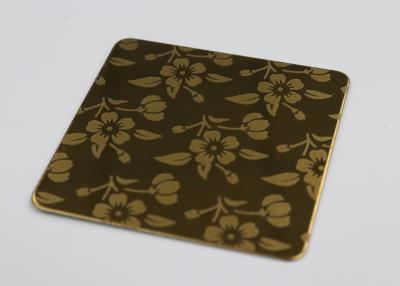 China Colored 201 0.3mm Embossed Stainless Steel Sheets for sale