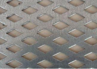 China Harvester Diamond 0.1mm Stainless Steel Perforated Sheet for sale