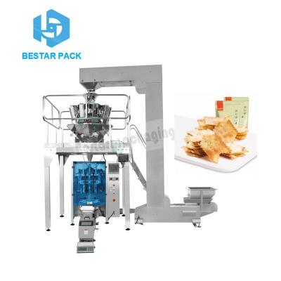 China Electronic Food Multi-heads Weigher Packing Machine For Pellet Food Biscuit for sale