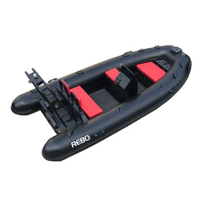 China Ultralight/Durable Rigid Aluminum Inflatable Rowing Boats 12ft RHIB 360 Rib Boats Hypalon /PVC for sale