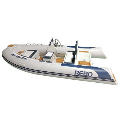 China Durable 12ft Aluminum/Hypalon/PVC Open Rib 360 Orca Fishing Rowing Boat for sale