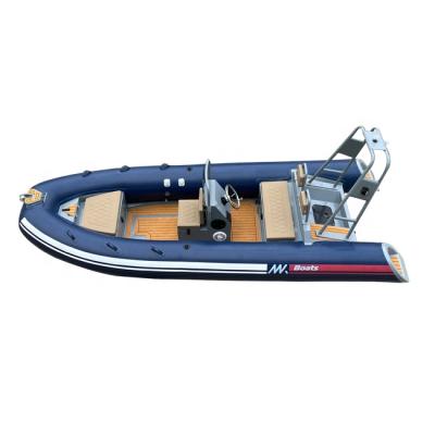 China Hot Sale Durable 16ft Rhib 480 Aluminum Rib Hypalon /PVC Inflatable Rowing Boats for sale