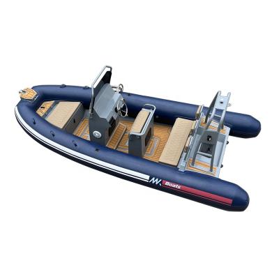 China High Quality Ultralight/Durable 17ft RHIB520 RIB Orca Hypalon /PVC Rigid Aluminum Inflatable Boats For Sale for sale