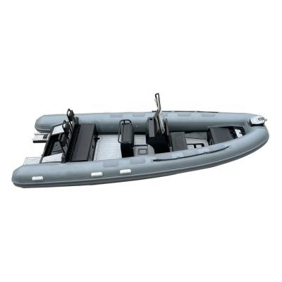 China Orca Hypalon / PVC Hull RIB600 Saltwater 20ft Ultralight / Durable 20ft Deep V Aluminum Inflatable Boats for sale