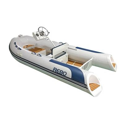 China New Design Durable Aluminum Hull Rhib 330 11ft PVC/Hypalon/ORCA Inflatable Boat For Sale for sale