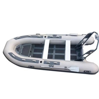 China 13ft Ultralight Orca RIB390 Hypalon/PVC RIB Inflatable Fishing Boat With Durable Aluminum Outboard Motor for sale