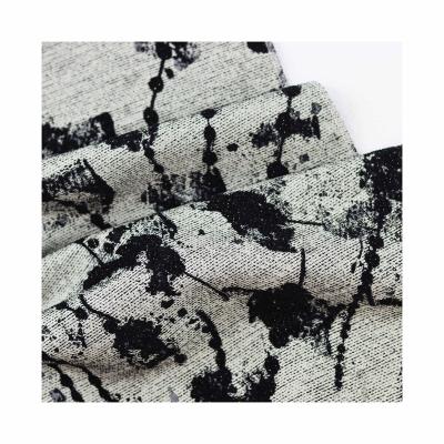 China Wholesale Shrink-Resistant Geometry Pattern Polyester Woven Lurex Irregular Jacquard Dress Material Fabric For Clothing for sale