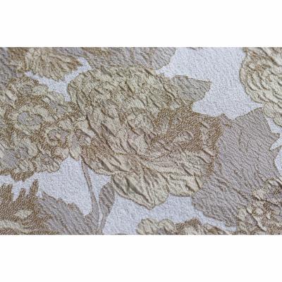 China Stain Resistant Wholesale Soft 100% Floral Pattern Mulberry Silk Jacquard Fabric for sale