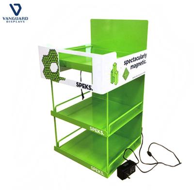 China Manufacturer-Supplier Durable Toy Iron Metal Tiered Extension Stand Up Display Stand for sale