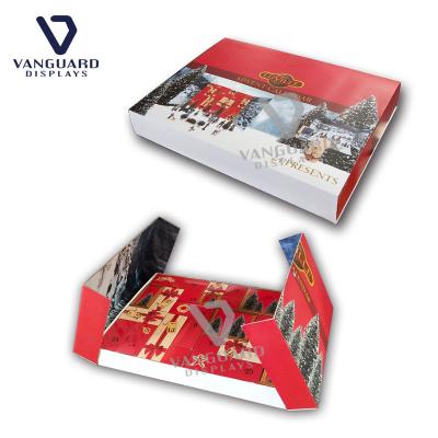 China Latest Design Christmas Recyclable Postcard Cardboard Storage Box Paper Cigarette Gift Certificate Greeting Display Box for sale