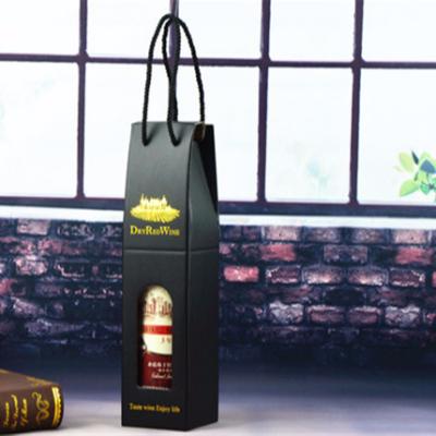 China Recyclable Custom Bottle Wine Packaging Boxes for sale