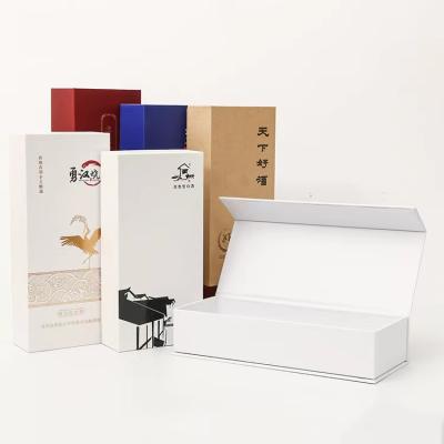 China Recyclable Luxury Custom Size Courier Shipping Cardboard Wine Box Packaging 2bottle Wine Box for sale