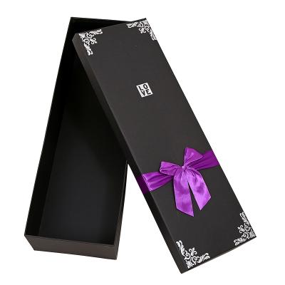 China Handmade Luxury Custom Logo Long Stem Rose Flowers Gift Packaging Box for sale