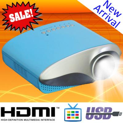 China Colorful Image Projector LED Lamp Long Life Cheap Price Mini Proyector With HDMI USB SD PC for sale