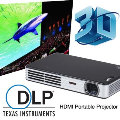 China Best Seller HD 2D To 3D Convert DLP Mini Video Projector With HDMI Support 1080p for sale